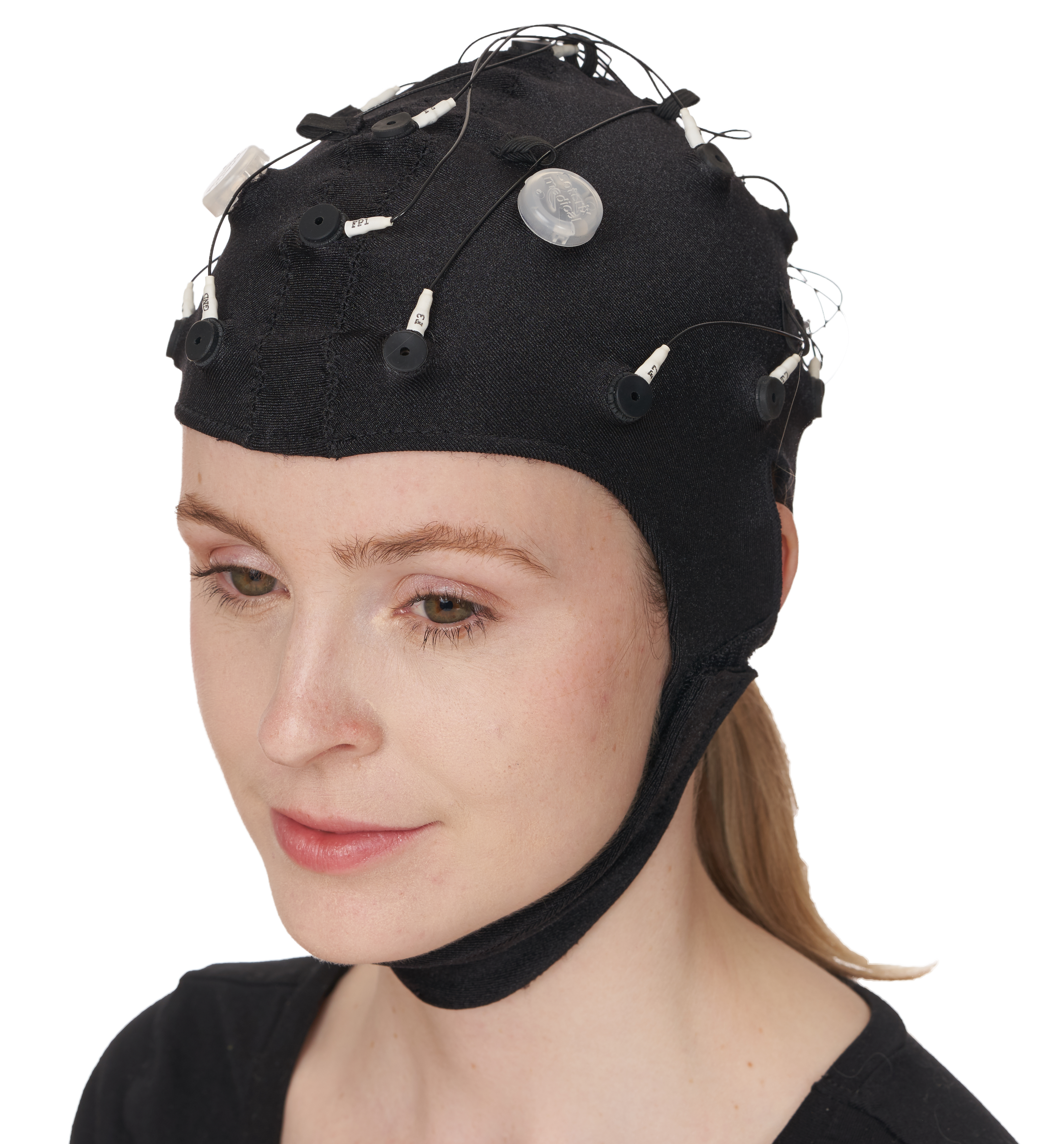 Neuroscan EEG cap with Soterix Medical Holders